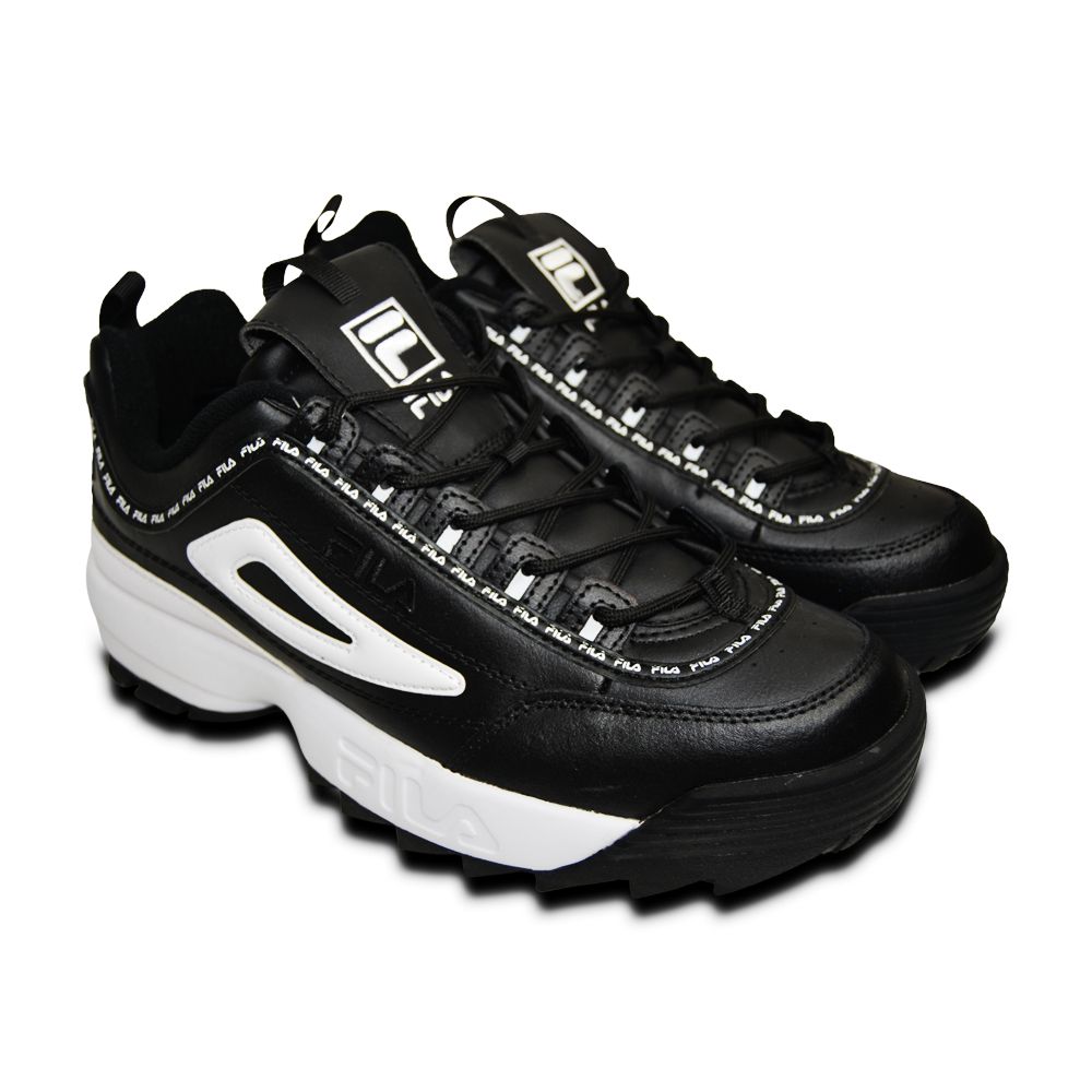 fila disruptor 2 black white